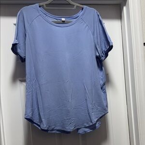 lululemon athletica Light Blue Short Sleeve Tee size 10